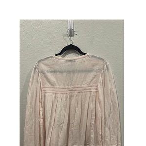 SANCTUARY Pinko Embroidery Long Sleeve Blouse